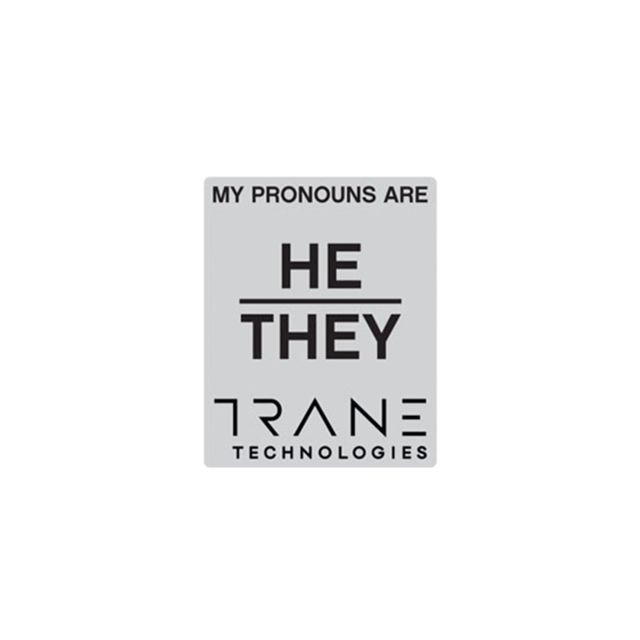 Grey Pronoun Pins He/They Image