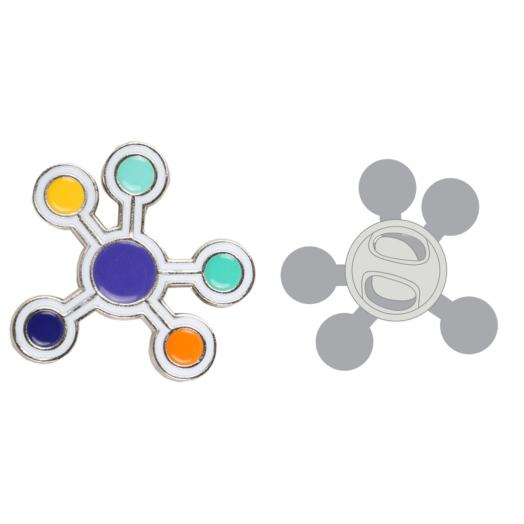 Multicolor Leadership Principle Pin - Customers at the Heart Image