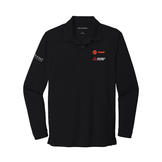 Front image of Mitsubishi Long Sleeve Polo